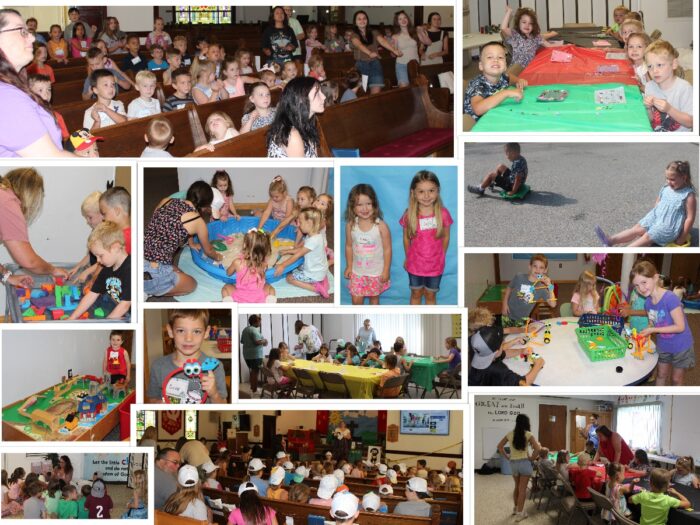 Photo Collage of 2025 Vacation Bible School